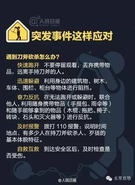 你必須了解的反恐基本常識